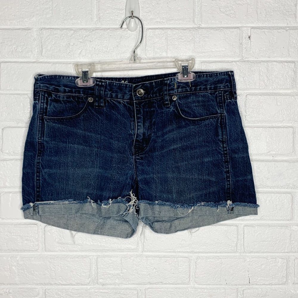 Madewell Dark Wash Cut Off Denim Shorts‎ size 29